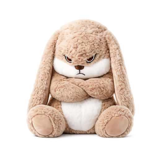 Peluche Conejo enfadado