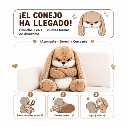 Peluche Conejo enfadado